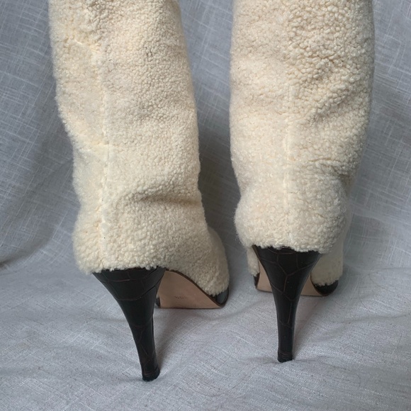 Titti dell'Acqua lamb and alligator booties - Picture 9 of 9